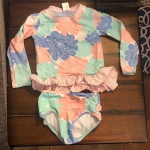 Ruffle Butts Rash Gaurd Swimsuit